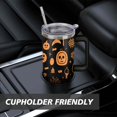 thumbnail image 7 of Halloween Ghost Insulated Tumblers Happy Halloween Pumpkin Insulated Coffee Mug with Straw,Thermal with Lids for Hot and Cold Drinks for Work Travel 40 oz Boo Tumbler, 7 of 7