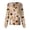 Earthy Yellow-A#1062NN, variant on Cartoon Animal Print Scrub Jacket for Women S-5XL Plus Size Women’s Nurse Uniforms with Pocket Stretchy Warm Up Snap Front Scrubs for Women