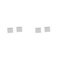 thumbnail image 1 of Youkk Hair Finishing Fixer Comb Hairs Tying Fixator Fixing Combs Hairdressing Tool Type 2 2Set, 1 of 6