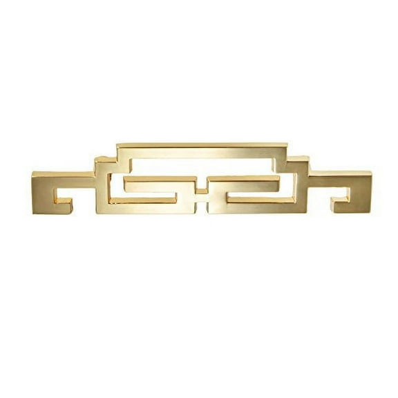 Utopia Alley 5pcs Steffi Pull Handle - Decorative Cabinet Drop Pull Handles- Vintage Cabinet Hardware with Hand Finished Polished Gold - Metal Drawer Pull Handle, 2.5" Center to Center