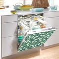 thumbnail image 2 of Yayeee Magnetic Dishwasher Cover for The Front Decoration Home Kitchen Machine Sticker Protector, Small White Flowers, 2 of 6