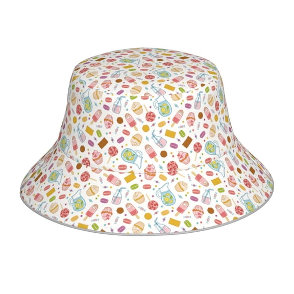 Sikiie Dessert Reflective Double-Sided Bucket Hat, Sun Hat, for Gardening, Beaching, Camping, Hiking, Fishing