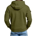 thumbnail image 6 of Rvwovn Men's Zip Up Hooded Jacket Utility Multi-Pocket Casual Fall Winter Outerwear Sizes S-3X, 6 of 7