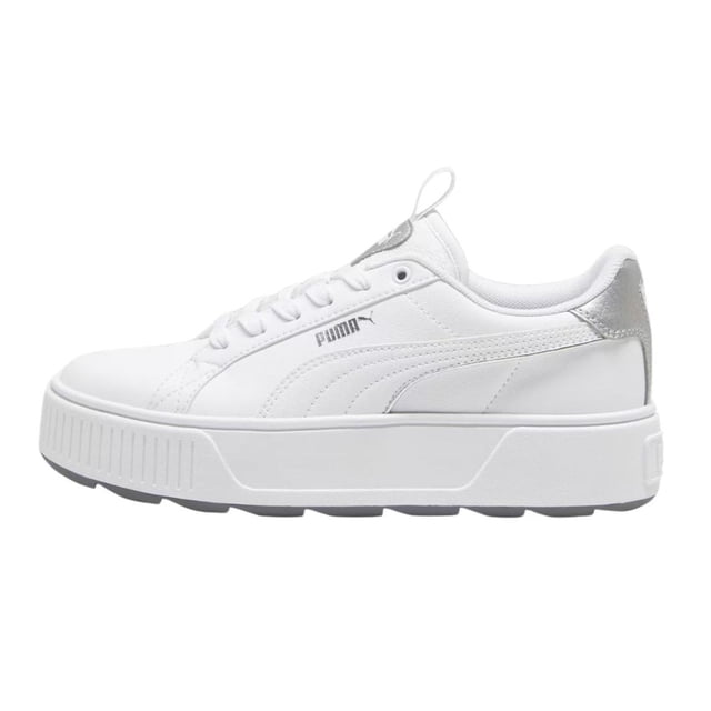 Tenis Puma Karmen Metallics POP-UP Mujer blanco 23.5