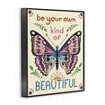 thumbnail image 3 of Stupell Industries Bohemian Your Own Beautiful Butterfly Black Framed Giclee Art, 11 x 14, by Carrie Cantwell, 3 of 8