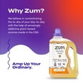 thumbnail image 6 of Zum by Indigo Wild Laundry Soap - Liquid, Plant-Based Soap with Baking Soda, Essential Oils, Coconut Oil & More - Wash Up to 64 Loads - Sweet Orange - 64 fl oz, 6 of 8