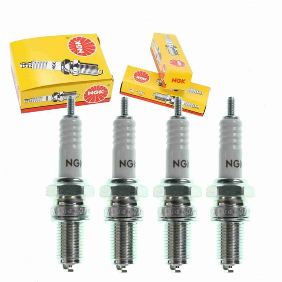 4 pc NGK 2420 Standard Spark Plugs for 09482-00184 4114 662 92070-1034 94701-00266 94703-00266 98069-59717 A59C A61 X27ES-U Ignition Wire Secondary