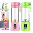 thumbnail image 1 of 6 Blade Portable Blender Fruit Juicer Shaker Smoothie Usb Rechargeable 380ml, 1 of 5