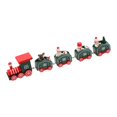 thumbnail image 1 of Adorno de tren de madera de Navidad en miniatura con , manualidades, adorno de mesa pintado decoración del hogar Colco Adorno de tren, 1 of 8