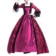 thumbnail image 6 of SCSAlgin Victorian Dress for Women 1800S Medieval Renaissance Dresses Corset Flare Sleeve Dress Cocktail Party Ball Gown, 6 of 6