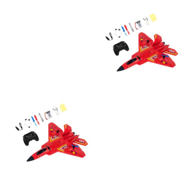 Vogacara Avión teledirigido RC Glider con luz LED para Greats Gifts Kids Type1 NO1