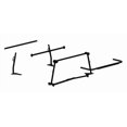 thumbnail image 1 of Holman Ladder Rack Component 12003 Pro Rack; For Pro Series Ladder Rack; Legs And Bars Only; Vehicle Fitment All Service Bodies And Platform Bodies; Powder Coated; Black; Steel, 1 of 1