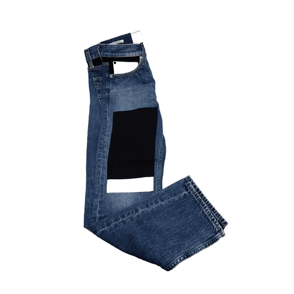 Calvin Klein Jeans Mens Slim-Fit Blocked Patches Keeling Patch 30X30