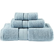 Better Homes and Gardens Egyptian Cotton 3 Piece Towel Set, Blue Presence