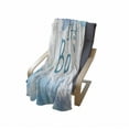 thumbnail image 4 of Gender Reveal Soft Flannel Fleece Throw Blanket, Blue Tones Paint Drops Its a Boy Typography Happy Watercolor Illustration, Cozy Plush for Indoor and Outdoor Use, 70" x 90", Multicolor, by Ambesonne, 4 of 6