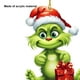 thumbnail image 2 of Adorno para árbol de Navidad Grinch con colgantes de monstruo verde divertidos y bonitos de 8cm para interiores, 2 of 5