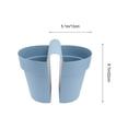 thumbnail image 2 of 1 Pc Tipo colgante Flor Barril Único Maceta Elegante Contenedor de flores HOMEMAXS 9999840-MX, 2 of 6