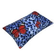 thumbnail image 3 of Balery Abstract Colorful Butterflies Pillow Covers,Bed Pilowcases,Reversible Plush Throw Pillow Covers End Pillow Encasement,Pillow Case - 20"X30", 3 of 9
