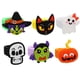 thumbnail image 3 of Anillo de silicona para decoración de Halloween para niños, pulsera de calabaza, gato, Calavera, bruja, fantasma, murciélago, Color caramelo, accesorios de fiesta, 3 of 4