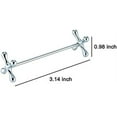 thumbnail image 2 of Ensemble de 6 Baguettes en Acier Inoxydable pour Cuillères, Fourchettes, Couteaux, Support en Métal pour Décoration de Table (Argent), 2 of 5