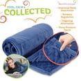 thumbnail image 3 of XL Weighted Blanket for Kids 5lb (Blue) 36x48 Inch, Plush Minky Kids Blanket with Travel Bag, Blanket for Ages 4 to 10, 3 of 7