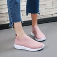 thumbnail image 3 of nsendm Female Fashion Sneakers Adult Sneaker Wedges Shoes for Women Size 12 On Sports Shoes Mesh Outdoor Comfortable Women's shoes Sneaker Socks for Women Pink 7, 3 of 7