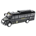 thumbnail image 3 of Milaget Bus Toy 1/12 Scale Educational Creative Bus Model for Party Birthday Parties Black, 3 of 9