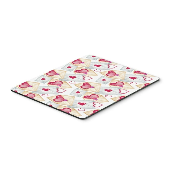 Watercolor Love Letters Mouse Pad Hot Pad or Trivet