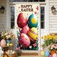 thumbnail image 5 of Decoraciones de Pascua, adornos de Pascua, regalos de Pascua, cortina de puerta de Pascua de 35 x 72 pulgadas, decoración de puerta y pared de Pascua, decoración para festivales y fiestas, cubierta de, 5 of 6