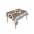 thumbnail image 2 of Brown Boho Tablecloth Rectangle Table Cloth 60x102, Waterproof Tablecloth Outdoor Table Cloth, Farmhouse Aztec Southwest Ethnic Geometric Washable Table Cover for Kitchen Dinning Party, 2 of 8