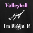 thumbnail image 3 of CafePress - Volleyball I'm Diggin' It Women's Dark Pajamas - Women's Short Sleeve Print T-Shirt and Pants Dark Cotton Pajama Set, 3 of 7