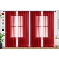 thumbnail image 1 of Cortina Spacedresser Christmas, roja transparente, 132 x 213 cm, 4 paneles, 1 of 7