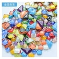 thumbnail image 4 of 200g Mosaic Triangle Square Glass Mosaic Tiles Shape DIY Handmade Creative Decoration Accessories Home Decoration, 4 of 5