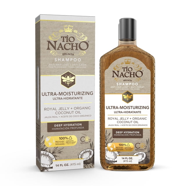 Champú Tio Nacho Ultra Hydration con aceite de coco y jalea real