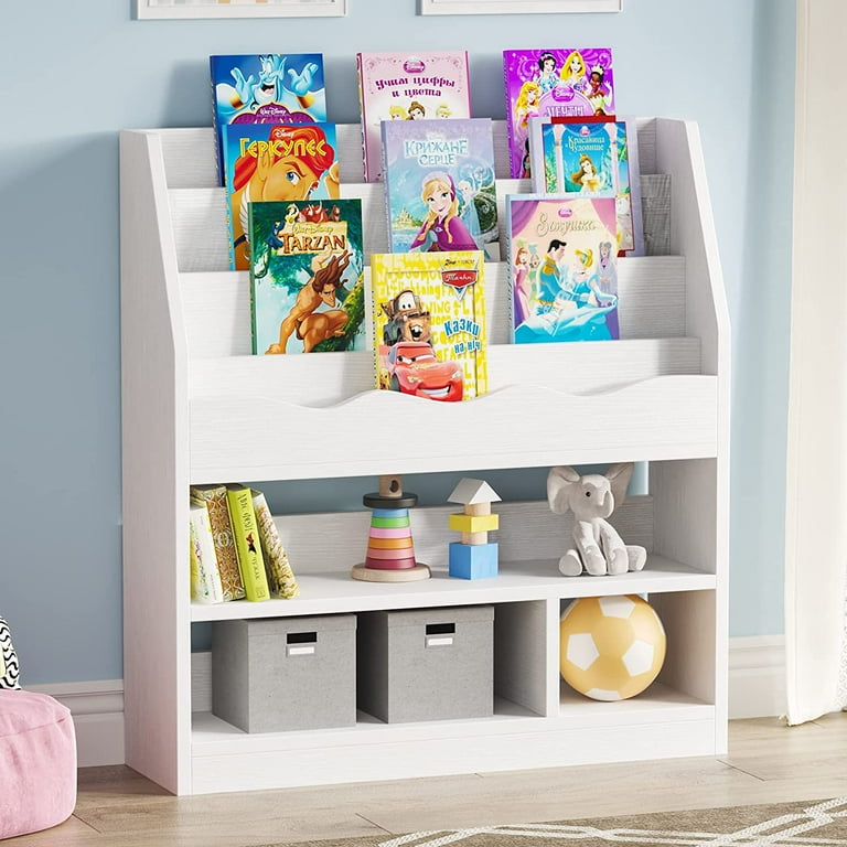 Kids Toy Storage Organizer Children Small Bookcase and Bookshelf