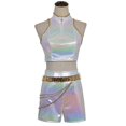 thumbnail image 2 of Demon Hunters Rumi Cosplay Costume Set White Halloween Party Fancy Dress for Womens A.., 2 of 5