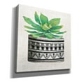 thumbnail image 2 of Epic Graffiti 'Cactus Mud Cloth Vase IV' by Cindy Jacobs, Canvas Wall Art, 18"x18", 2 of 8