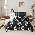 thumbnail image 4 of Castle Fairy Teens Abstract Snake Queen Comforter Set,Starry Sky Bedding Comforter Set, 4 of 8