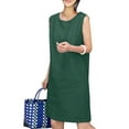 thumbnail image 6 of ZANZEA Ladies Fashion Sundress Sleeveless Cotton Linen Vintage Casual Dress, 6 of 12