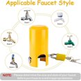thumbnail image 2 of Water Faucet Lock Outdoor/kitchen/garden Hose Tap Metal Faucetlock System, Child- Proof Anti-theft Metal Faucet Protection Cover, Water Conservation (, 2 of 5