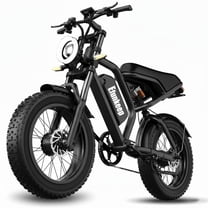 750W Dual Motor Electric Bike, 48V/15.6Ah Removable Li-Ion Battery, 20" 4.0 Fat Tire Electric Mountain Bicycle,32MPH Ebike for Adults UL2849