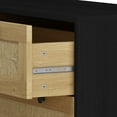 thumbnail image 5 of Dasun 30.31"3-Drawers Storage Cabinet Rope Woven Drawer,for Bedroom,Living Room,Dining Room,Hallways, Black (Set of 2), 5 of 8