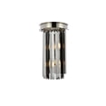 thumbnail image 6 of Sydney 2 light Matte Black Wall Sconce Silver Shade (Grey) Royal Cut Crystal, 6 of 7