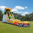 thumbnail image 5 of JumpOrange 19’ T-Rex Commercial Grade Water Slide with Splash Pool for Kids and Adults (with Blower), Outdoor Indoor, Wet Dry Use, Tall Inflatable, 5 of 7
