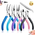 thumbnail image 1 of Juego de 7 Alicates para Joyas, Alicates de Joyería, Pinzas para Bisuteria y Joyeria Herramientas, K, 1 of 8