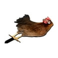 thumbnail image 3 of EUDIDV Home Decor Items Acrylic Outdoor Scene Yard Art Simulated Chicken Decoration Courtyard Decoration Garden Double Sided Ground Insertion Board Decorative Accessories, 3 of 7