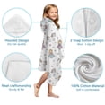 thumbnail image 7 of Princess Unicorn Star Pattern Hooded Bath Towel，50"x30" for Ages 3 To 12 Kids, Quick Dry Lightweight Soft Microfiber Hood Beach Towel Cover Up for Kids, 7 of 7