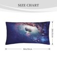 thumbnail image 2 of Kdxio Planets Stars And Galaxies Pattern Pillowcase with Envelope Closure,20" x 36" Pillow Cases,Gifts for Men or Women-No pillow, 2 of 5