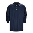 thumbnail image 3 of Gibobby Mens Knit Polo Shirts Long Sleeve Collared Sweater Polo Casual Polos Shirts with Pocket (Navy,XXL), 3 of 8