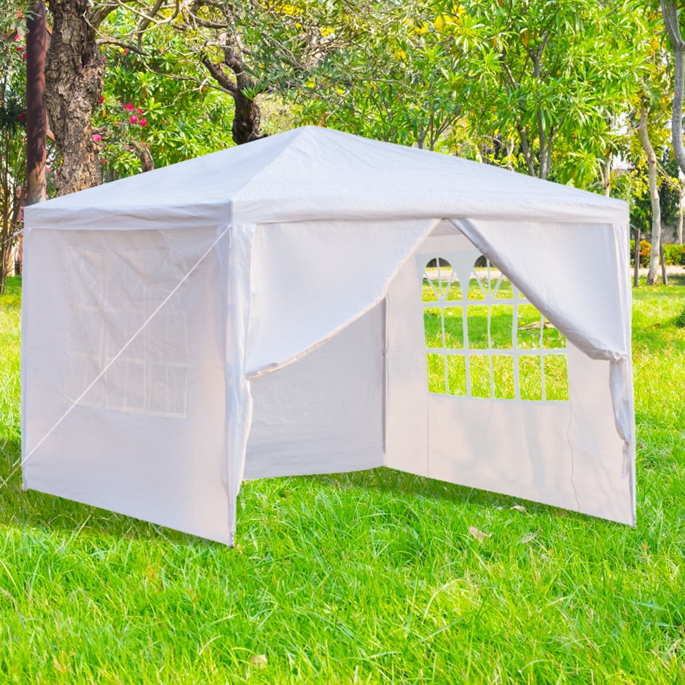YOFE 10' x 10' White Event Outdoor Canopy with Waterproof and Sun-Proof